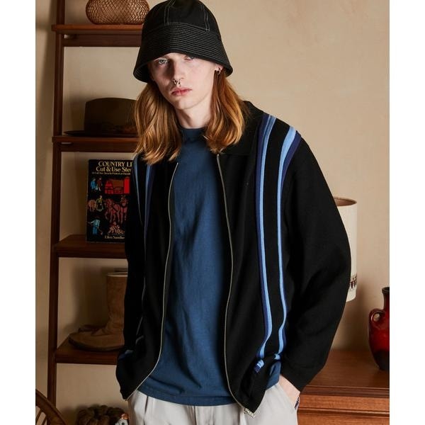 ショット（Schott）/LS ZIP KNIT CARDIGAN／LS ジップ ニットカーディガン