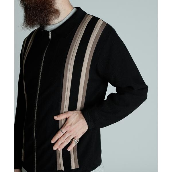 ショット（Schott）/LS ZIP KNIT CARDIGAN／LS ジップ ニットカーディガン