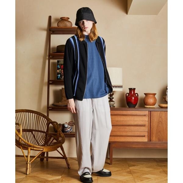 ショット（Schott）/LS ZIP KNIT CARDIGAN／LS ジップ ニットカーディガン