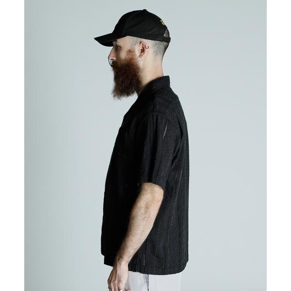 ショット（Schott）/CR SHIRT EMBROIDERY／コットン レーヨン