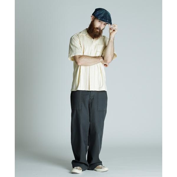schott CR SHIRT EMBROIDERY/コットンレーヨン刺繍シャツ Schott｜CR SHIRT EMBROIDERY/コットン レーヨン 刺繍シャツ