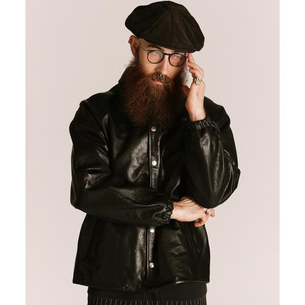 ショット（Schott）/LEATHER COACH JACKET／レザーコーチジャケット
