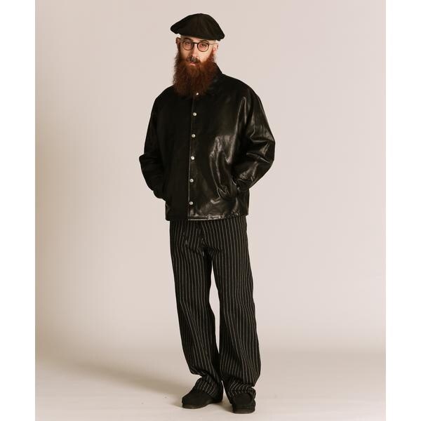 ショット（Schott）/LEATHER COACH JACKET／レザーコーチジャケット