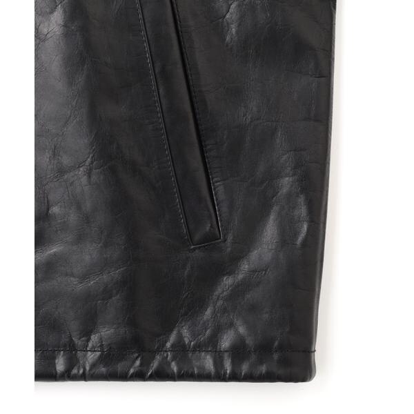 ショット（Schott）/LEATHER COACH JACKET／レザーコーチジャケット