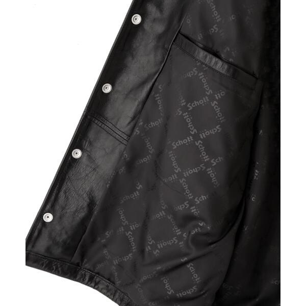 ショット（Schott）/LEATHER COACH JACKET／レザーコーチジャケット