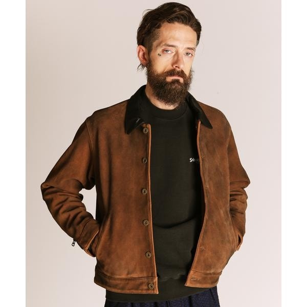 ショット（Schott）/NEWBIE SUEDE LEATHER JACKET／ニュービースウェード レザージャケット
