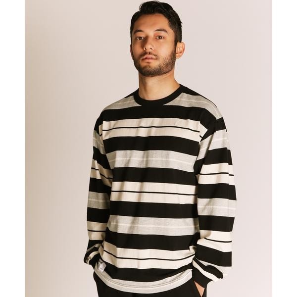 ショット（Schott）/O．G． BORDER LS T−SHIRT／ボーダー ロングスリーブTシャツ