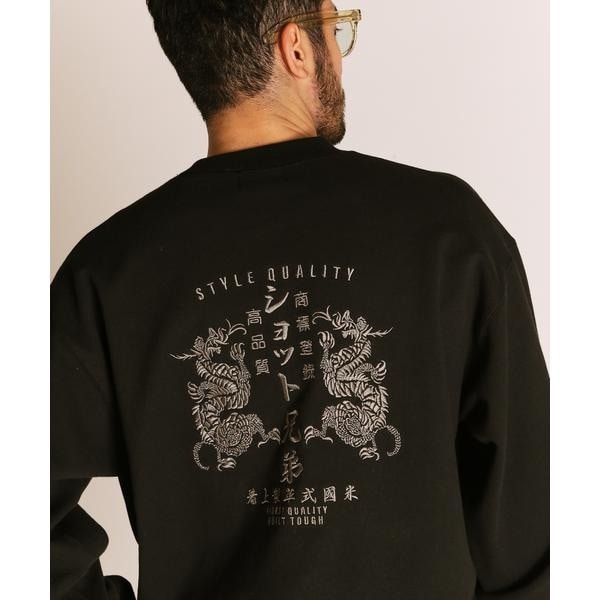ショット（Schott）/ADVERTISEMENT DRAGON CREW SWEAT／アドバタイズメント ドラゴン クルー