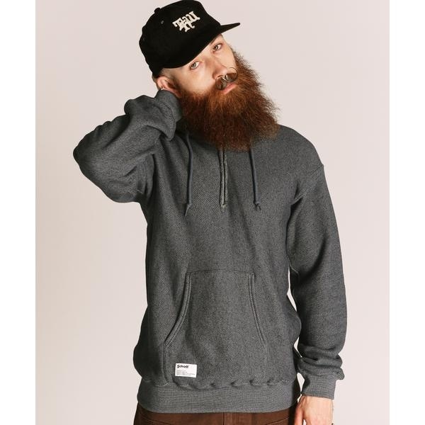 ショット（Schott）/SALT AND PEPPER HALF ZIP HOODED SWEAT／ソルトアンドペッパー ハ