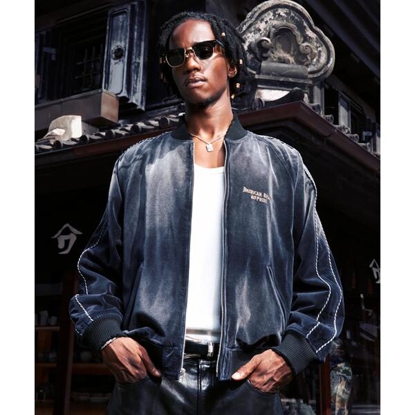 ショット（Schott）/EMB． TIGER GRUNGE SOUVENIR JACKET／タイガー