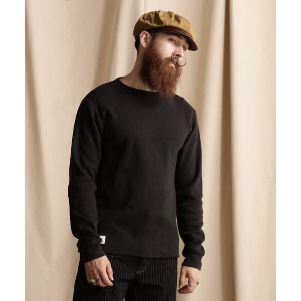 ショット（Schott）/HONEYCOMB WAFFLE T−SHIRT／ハニカムワッフル Tシャツ