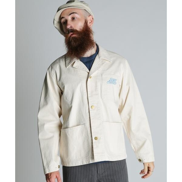 ショット（Schott）/HERRINGBONE COVERALL／ヘリンボーン カバーオール