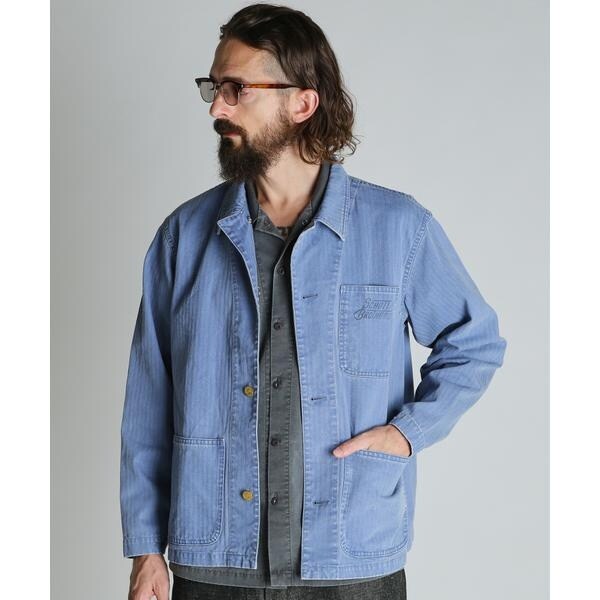 ショット（Schott）/HERRINGBONE COVERALL／ヘリンボーン カバーオール