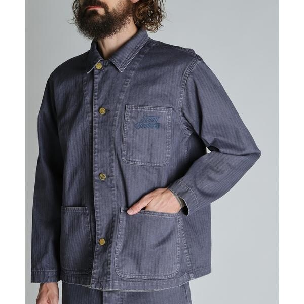 ショット（Schott）/HERRINGBONE COVERALL／ヘリンボーン カバーオール