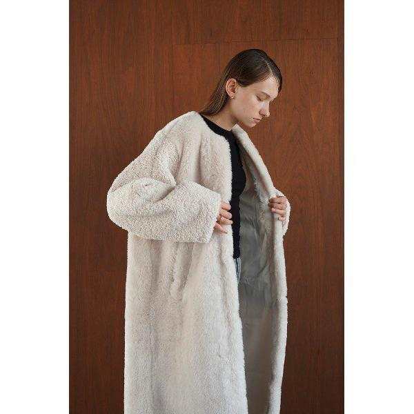 エルエイチピー（LHP）/CLANE／クラネ／MIX FUR COCOON COAT／ミックス