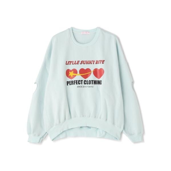 エルエイチピー（LHP）/LittleSunnyBite／リトルサニーバイト／Message big sweat top／スウ