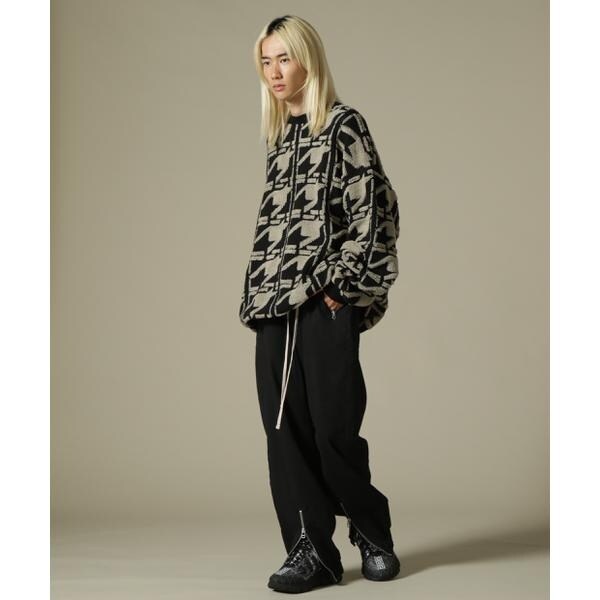 エルエイチピー（LHP）/DankeSchon／ダンケシェーン／TC BLK FRONTZIP PANTS／TCブラックフロン