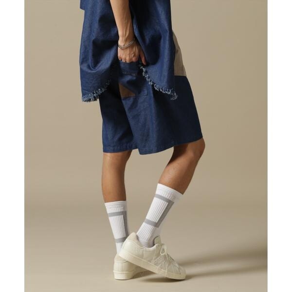 エルエイチピー（LHP）/WHITELAND／OWL／DENIM SHORTSの通販は
