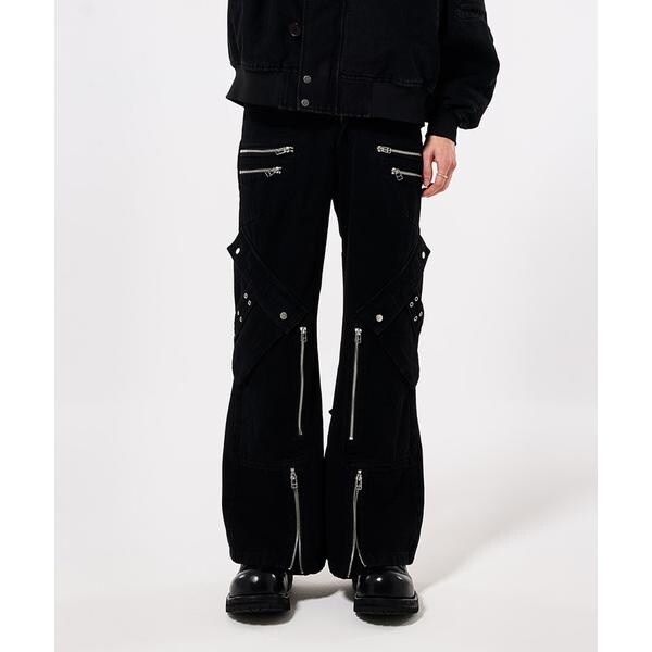 エルエイチピー（LHP）/DankeSchon／ダンケシェーン／11ozD ZIP POCKET FLARE CARGO PA_7