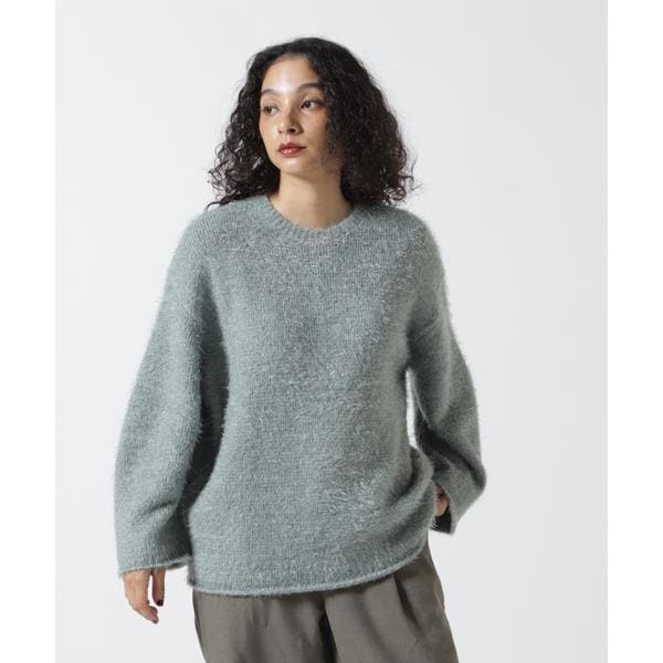 エルエイチピー（LHP）/MANOF／マノフ／SHAGGY LAME KNIT TOPS_2