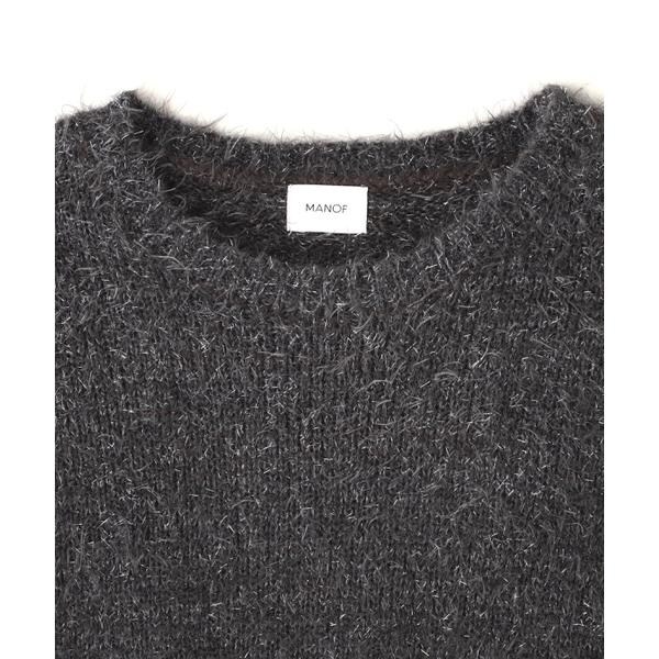 エルエイチピー（LHP）/MANOF／マノフ／SHAGGY LAME KNIT TOPS_6