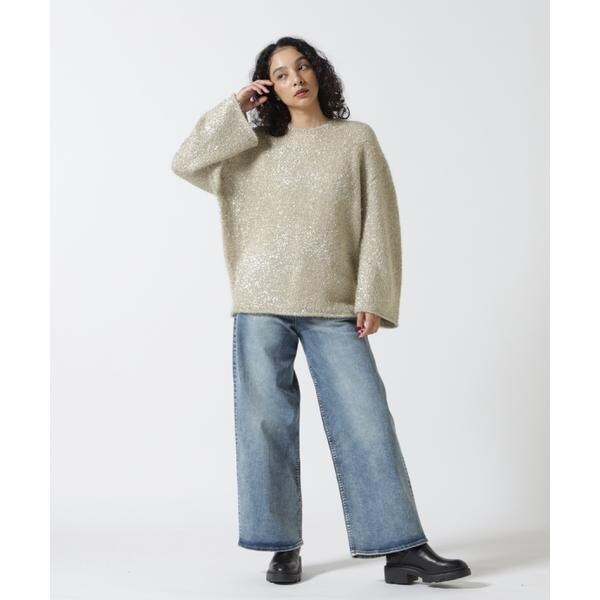 エルエイチピー（LHP）/MANOF／マノフ／SHAGGY LAME KNIT TOPS_13