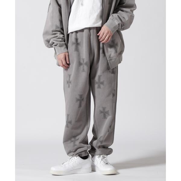 エルエイチピー（LHP）/UNKNOWNLONDON／アンノウンロンドン／WASH GREY×BLACK CROSS JOGGの通販はその他パンツ・ボトムス