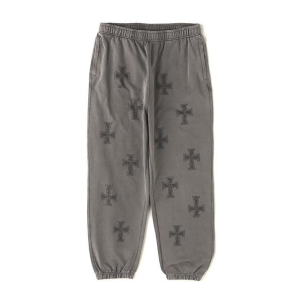 エルエイチピー（LHP）/UNKNOWNLONDON／アンノウンロンドン／WASH GREY×BLACK CROSS JOGGの通販は