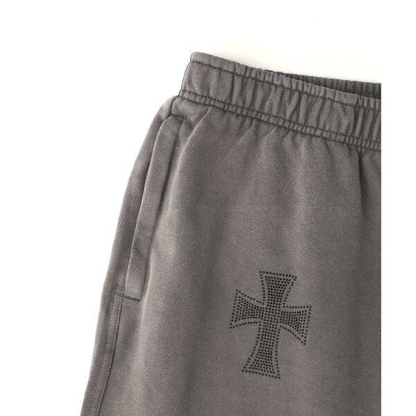 エルエイチピー（LHP）/UNKNOWNLONDON／アンノウンロンドン／WASH GREY×BLACK CROSS JOGGの通販は