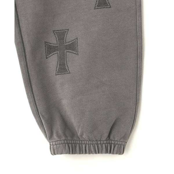 エルエイチピー（LHP）/UNKNOWNLONDON／アンノウンロンドン／WASH GREY×BLACK CROSS JOGGの通販は