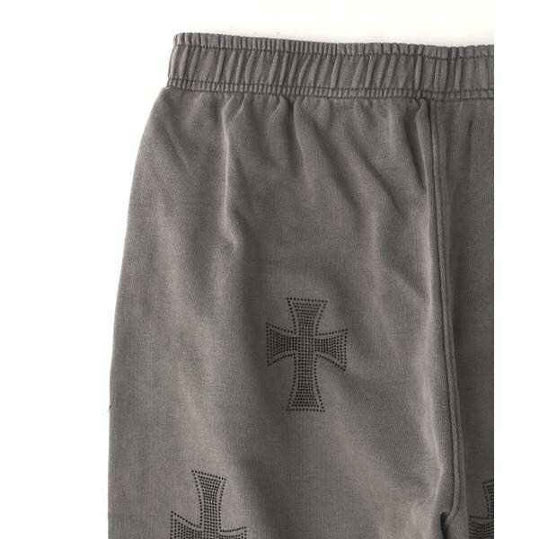 エルエイチピー（LHP）/UNKNOWNLONDON／アンノウンロンドン／WASH GREY×BLACK CROSS JOGGの通販は
