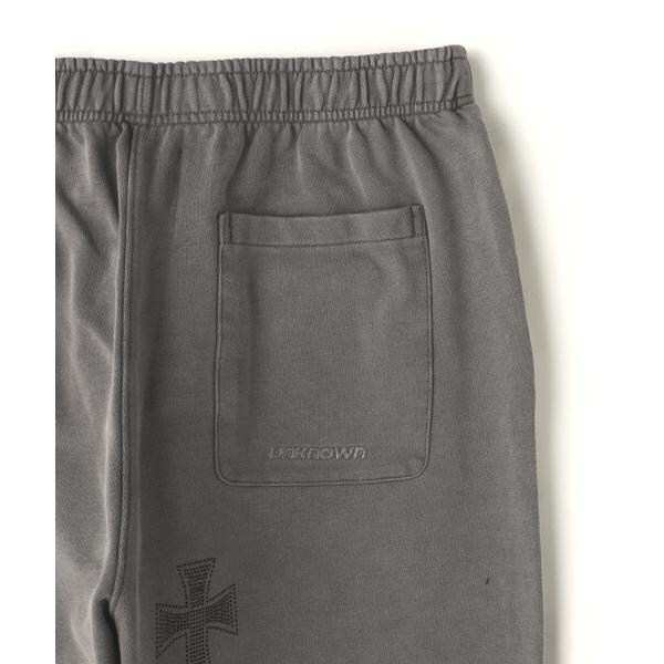 エルエイチピー（LHP）/UNKNOWNLONDON／アンノウンロンドン／WASH GREY×BLACK CROSS JOGGの通販は