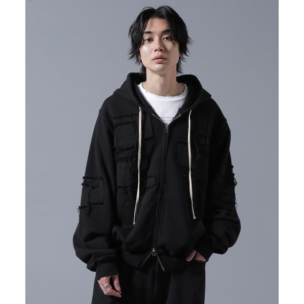 エルエイチピー（LHP）/DankeSchon／ダンケシェーン／PATCHWORK ZIP HOODIEの通販は