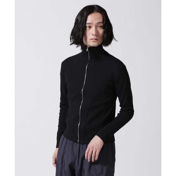 エルエイチピー（LHP）/WHITELAND／ホワイトランド／RIB STAND ZIP LS TEE