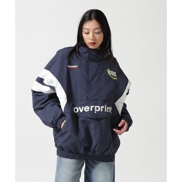 エル overprint/オーバープリント/HALF ZIP STADIUM JACKET | L.H.P