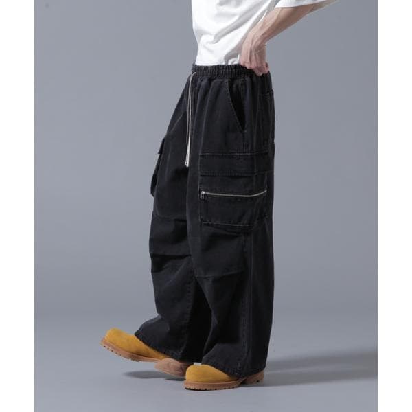 エルエイチピー（LHP）/DankeSchon／ダンケシェーン／DENIM W−POCKET CARGO PANTS
