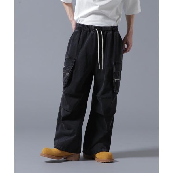 エルエイチピー（LHP）/DankeSchon／ダンケシェーン／DENIM W−POCKET CARGO PANTS_2