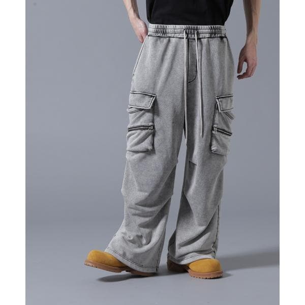 エルエイチピー（LHP）/DankeSchon／ダンケシェーン／SWEAT W−POCKET CARGO PANTS
