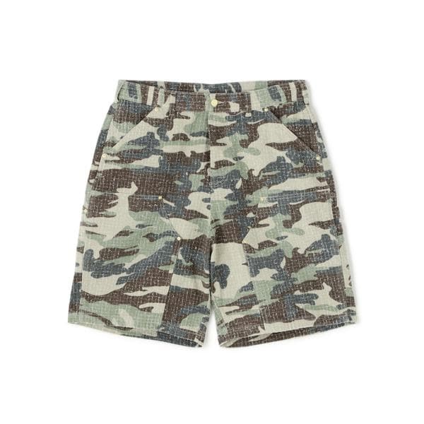 エルエイチピー（LHP）/WHITELAND／ホワイトランド／CAMO DOUBLE KNEE SHORT PANTS