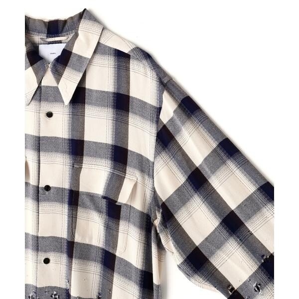エルエイチピー（LHP）/SUGARHILL／シュガーヒル／OMBRE DESTROYED SHIRT_3