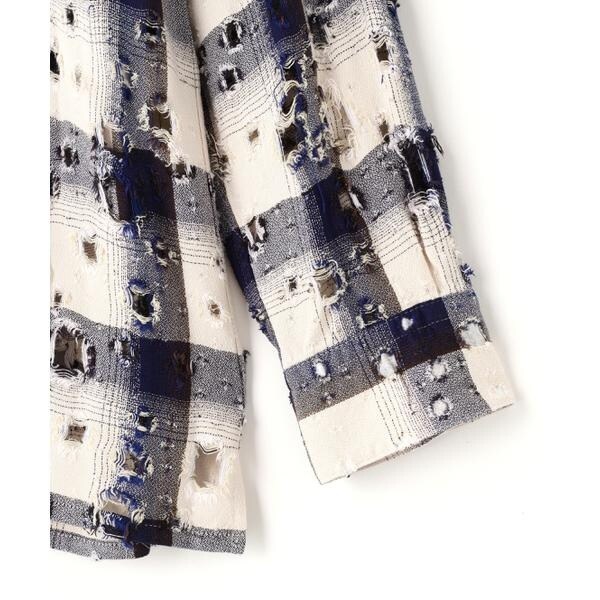 エルエイチピー（LHP）/SUGARHILL／シュガーヒル／OMBRE DESTROYED SHIRT_4