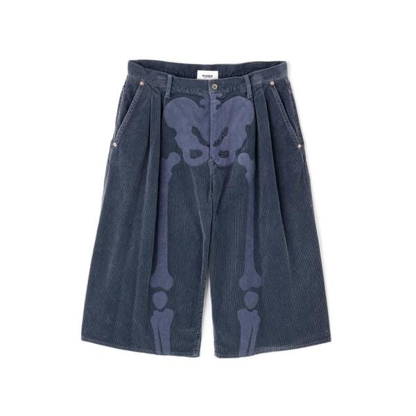 エルエイチピー（LHP）/doublet／ダブレット／BONE APPLIQUE CORDUROY CROPPED PANTS