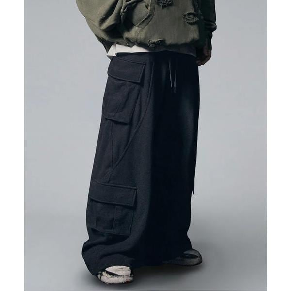 エルエイチピー（LHP）/NOT4NERD／ノットフォーナード／INCISION MULTI CARGO SWEAT PANT