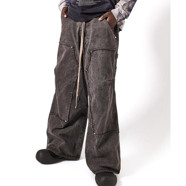 エルエイチピー（LHP）/DankeSchon／ダンケシェーン／PIGMENT TWILL W−KNEE PANTS