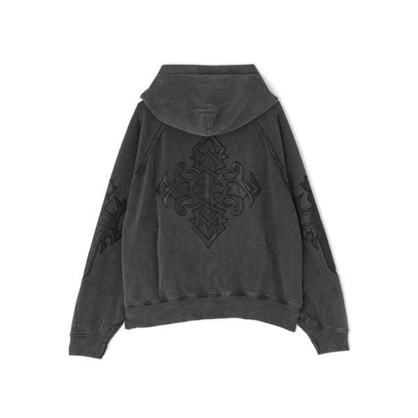 エルエイチピー（LHP）/SUPPLIER／サプライヤー／LEATHER PATCH ZIP HOODIE