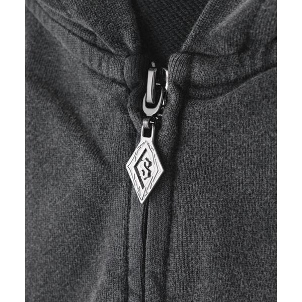 エルエイチピー（LHP）/SUPPLIER／サプライヤー／LEATHER PATCH ZIP HOODIE_4