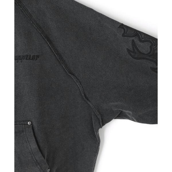 エルエイチピー（LHP）/SUPPLIER／サプライヤー／LEATHER PATCH ZIP HOODIE_6