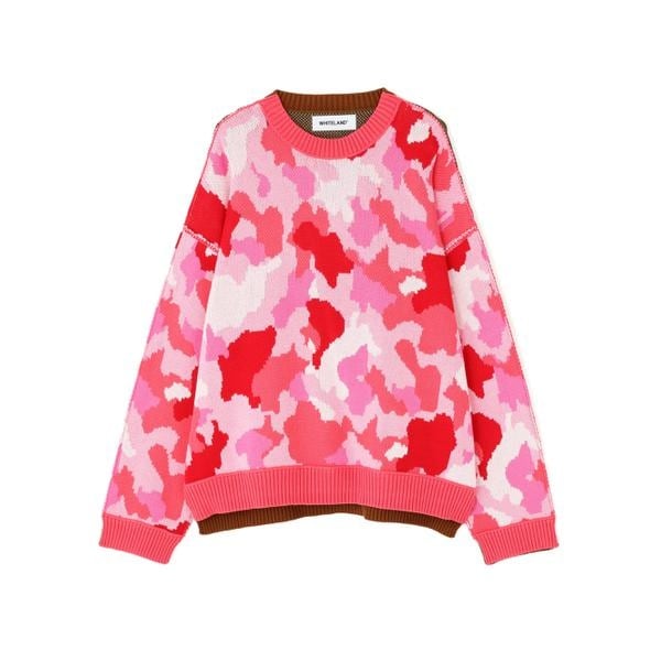 エルエイチピー（LHP）/WHITELAND／ホワイトランド／CAMO LINKING KNIT