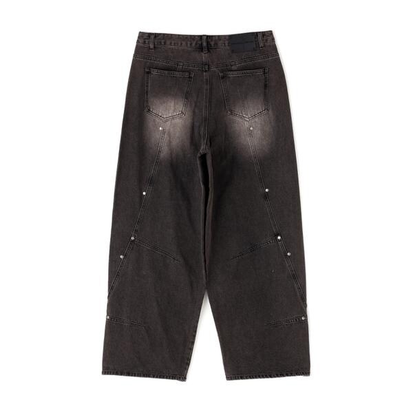 エルエイチピー（LHP）/NOT4NERD／ノットフォーナード／STUD INCISION CURVED DENIM PANT_2