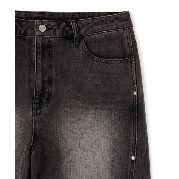 エルエイチピー（LHP）/NOT4NERD／ノットフォーナード／STUD INCISION CURVED DENIM PANT_3